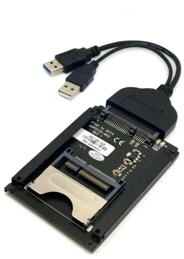 Alt view image 6 of 6 - WRIARICH CFast Card Reader Adapter, CFast SSD to 22Pin SATA Converter with SATA to USB 3.0 Data & Power Cable