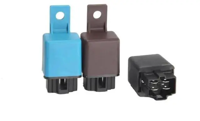 Alt view image 3 of 4 - WRIARICH 4Pin Automotive Relay 12V/24V 40A Brown Housing, Model 821 for AC, Headlight, Fog Light & HID Wiring Harness