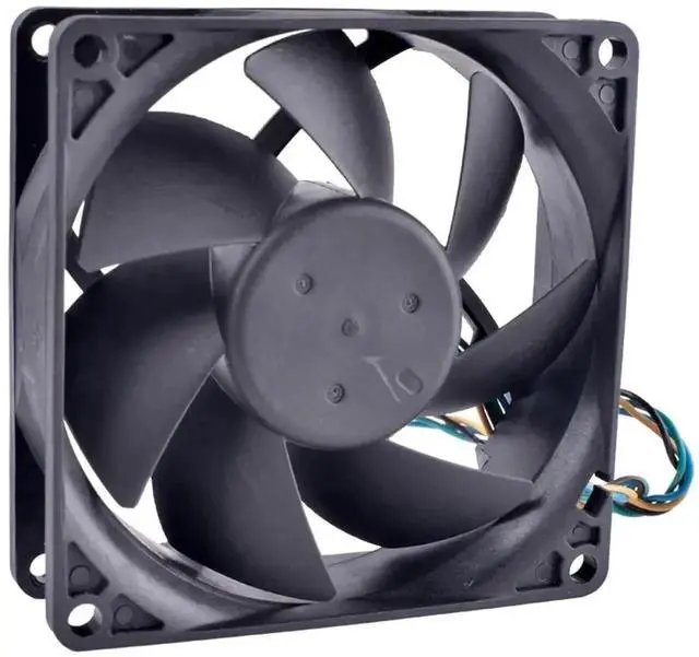 Alt view image 2 of 3 - WRIARICH Delta AFB0812SH-9N07 8025 80mm PWM Fan, DC12V 0.51A, 4-Pin 4-Wire High Airflow Cooling Fan for CPU/Chassis