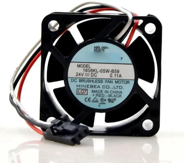 Main image of WRIARICH 1608KL-05W-B59 4020 Cooling Fan, DC24V 0.11A for FANUC System