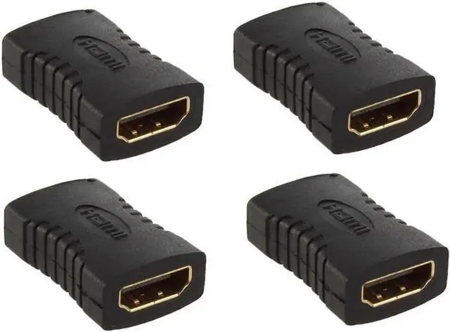 Main image of WRIARICH 4 Pack HDMI Female to Female Coupler Adapter, HDMI F/F Extender Connector Compatible with PS4 HDTV HDMI Cables