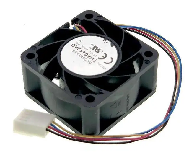 Alt view image 3 of 6 - WRIARICH Replacement 4020 High Airflow Axial Fan THA0412AD, DC12V 0.60A 4-Pin PWM 40×40×20mm Cooling Fan