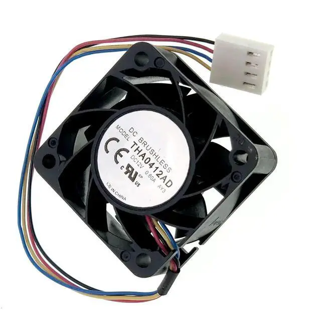 Alt view image 4 of 6 - WRIARICH Replacement 4020 High Airflow Axial Fan THA0412AD, DC12V 0.60A 4-Pin PWM 40×40×20mm Cooling Fan