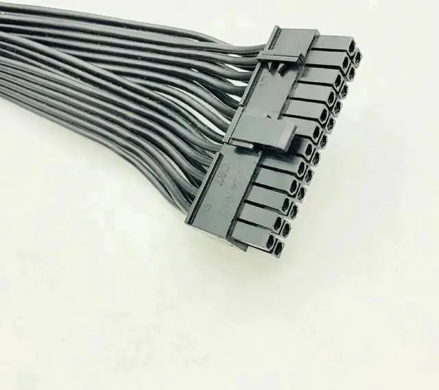 Alt view image 5 of 6 - WRIARICH 60cm Sleeved Modular PSU Cable, 10Pin+14Pin to ATX 24Pin (20+4Pin) Adapter Cord, 18AWG for Corsair AX1200 / AX1200i / RM Series Full Modular Power Supply