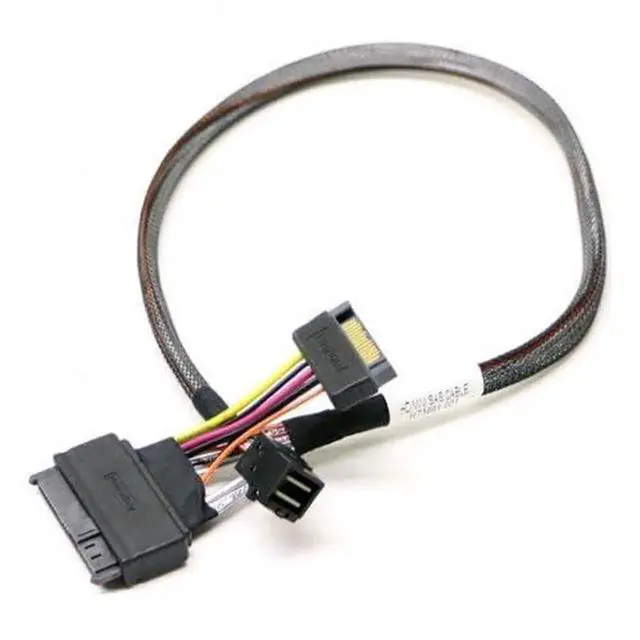 Alt view image 6 of 7 - WRIARICH SFF-8643 Mini SAS HD to SFF-8639 U.2 NVMe PCIe SSD Cable, Compatible with Intel SSD 750 P3600 P3700 Series & Motherboard Storage Expansion, 50CM Length