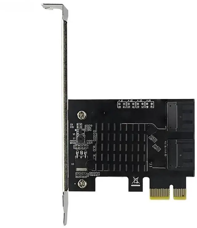 Main image of WRIARICH 4 Ports PCIe X1 SATA 3.0 Expansion Card, 6Gbps SATA Controller with 9215 Chip, PCI-E SATA Adapter for Desktop PC