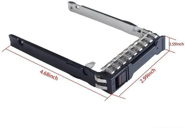 Alt view image 6 of 6 - WRIARICH 2.5 Inch SSD HDD Hot Swap Mounting Caddy P/N P22892 P22892-001, Server Hard Drive Holder Compatible with HP Proliant DL325 DL385 Gen10 Plus v2, Comes with 4pcs Mount Screws
