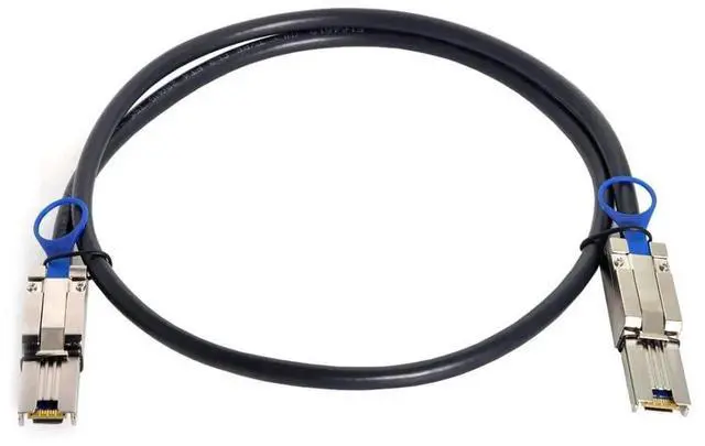 Alt view image 5 of 7 - WRIARICH 0.5m SFF-8088 to SFF-8088 External Mini SAS Cable, 26Pin 4-Lane Multilane 6Gbps RAID Storage Extension Cable for Server JBOD Data Center