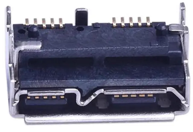 Alt view image 5 of 6 - WRIARICH 10Pcs Micro USB 3.0 10Pin Female Socket, SMT Board Mount Connector 5.2mm Height for SSD & USB Hard Drive