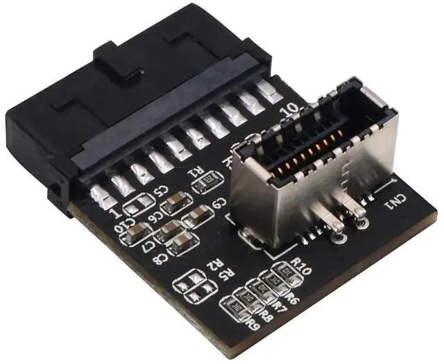 Main image of WRIARICH USB 3.1 Gen 2 20Pin IDC Header to Type E A-Key Adapter, Motherboard Internal Converter for Type C Panel Mount