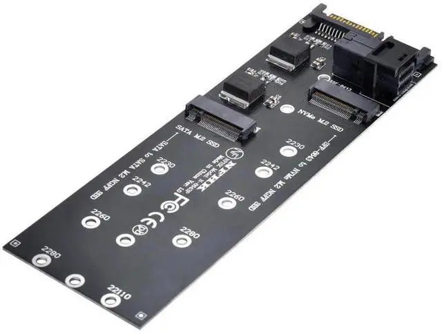 Main image of WRIARICH M.2 NGFF NVMe PCIe SSD to SFF-8643 Expansion Adapter Card, M.2 to HD Mini SAS SFF-8643 Converter for Desktop Motherboard Storage Expansion