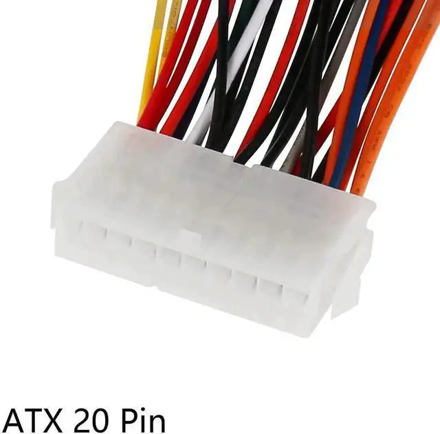 Alt view image 3 of 6 - WRIARICH 30cm ATX 20Pin to 24Pin Power Supply Adapter Cable, PC Motherboard Power Conversion Cord