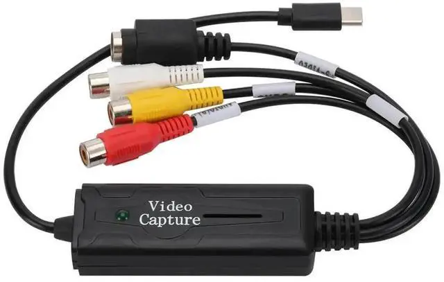 Alt view image 2 of 3 - WRIARICH USB 3.1 Type-C Audio Video Capture Card, 1-Channel Video Capture Converter Adapter for DVD, VCD, MP4 Recording