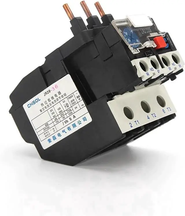 Alt view image 4 of 6 - WRIARICH JR28-36(LR2 D23) Adjustable Thermal Overload Protection Relay, 50/60Hz, Optional Current Range 17-25A/23-32A/28-36A