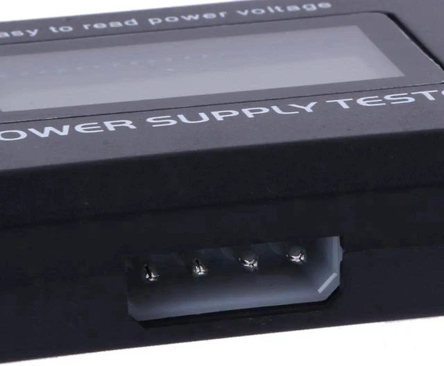 Alt view image 3 of 6 - WRIARICH Digital LCD PC Power Supply Tester, 20/24 Pin ATX PSU Tester with SATA & 4Pin HDD Detection