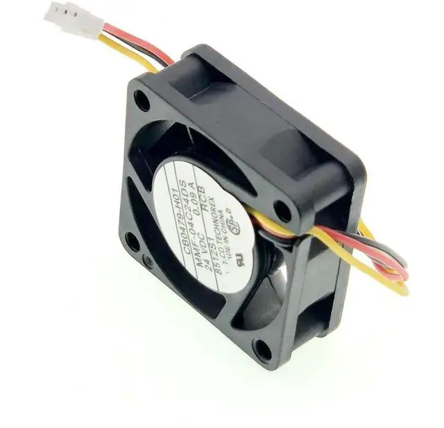 Alt view image 6 of 7 - WRIARICH Replacement 4015 Cooling Fan DC24V 0.09A, MMF-04C24DS-RCB CB0479-H01, 40×40×15mm 3-Wire Industrial Drive Fan