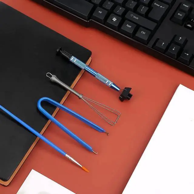 Alt view image 5 of 6 - WRIARICH Blue Mechanical Keyboard Maintenance Tool Kit, 4-in-1 Keycap & Switch Puller Set with Stem Holder and Lubrication Pen for Keyboard Modding