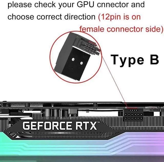 Alt view image 6 of 6 - WRIARICH Type B 90° Right Angle 12VHPWR Adapter, PCIe 5.0 16Pin GPU Power Connector, 600W, Compatible with RTX 3090Ti 4070Ti 4080 4090