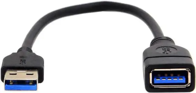 Alt view image 3 of 5 - WRIARICH 20cm USB 3.0 Type-A Male to Female Extension Cable, 5Gbps High Speed Data Cord
