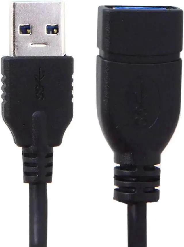Alt view image 2 of 5 - WRIARICH 20cm USB 3.0 Type-A Male to Female Extension Cable, 5Gbps High Speed Data Cord