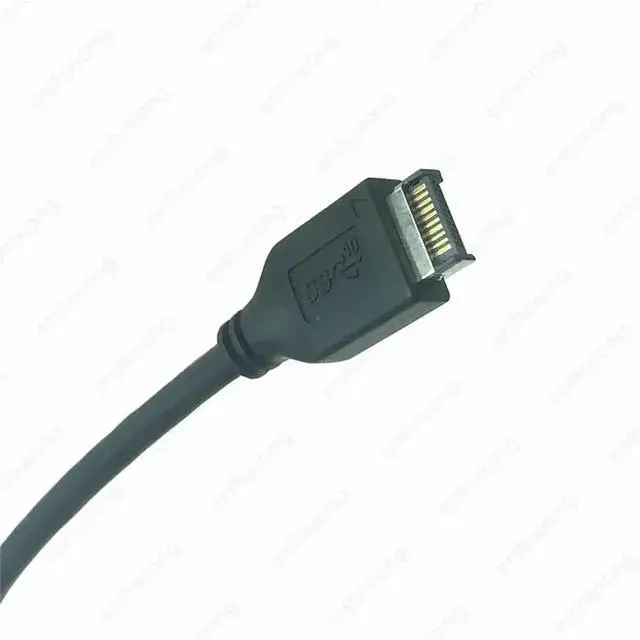 Alt view image 2 of 3 - WRIARICH USB 3.1 Type-E Front Panel Cable, USB-C to USB 3.0 19Pin/20Pin Header Extension Cord for Motherboard PC Connector Riser