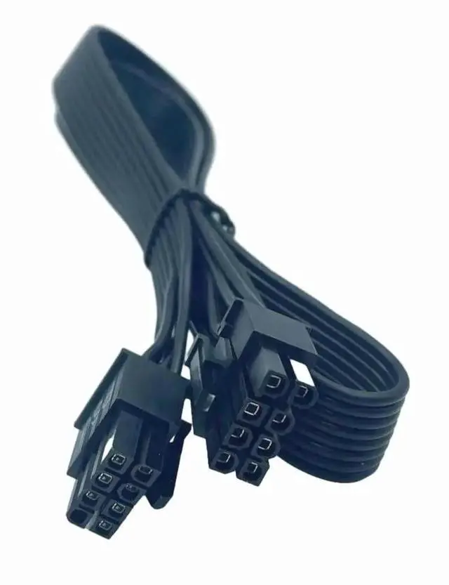 Alt view image 4 of 6 - WRIARICH PCIe 8Pin (6+2Pin) GPU Power Cable 60CM Compatible with Seasonic FOCUS, PRIME, M12II EVO Series Modular PSUs