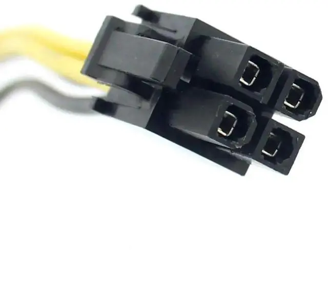 Alt view image 4 of 5 - WRIARICH 2 Pack 20cm 4Pin ATX CPU Power Extension Cable, Male to Female 18AWG UL Certified Desktop PSU Cord (8 Inch)