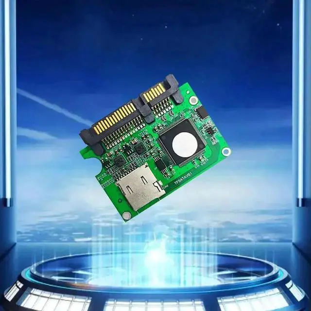 Alt view image 2 of 3 - WRIARICH TF Micro SD to SATA Adapter, High Speed Memory Card Converter for PC Laptop
