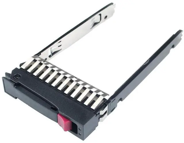 Alt view image 3 of 4 - WRIARICH 2 Pack 2.5" SAS SATA SSD HDD Hot Swap Tray Caddy P/N 500223-001 500223-002, Server Hard Drive Mount Bracket Compatible with HP ProLiant G5 G6 G7 DL360 DL380 DL580 BL460c ML350 ML370 ML570
