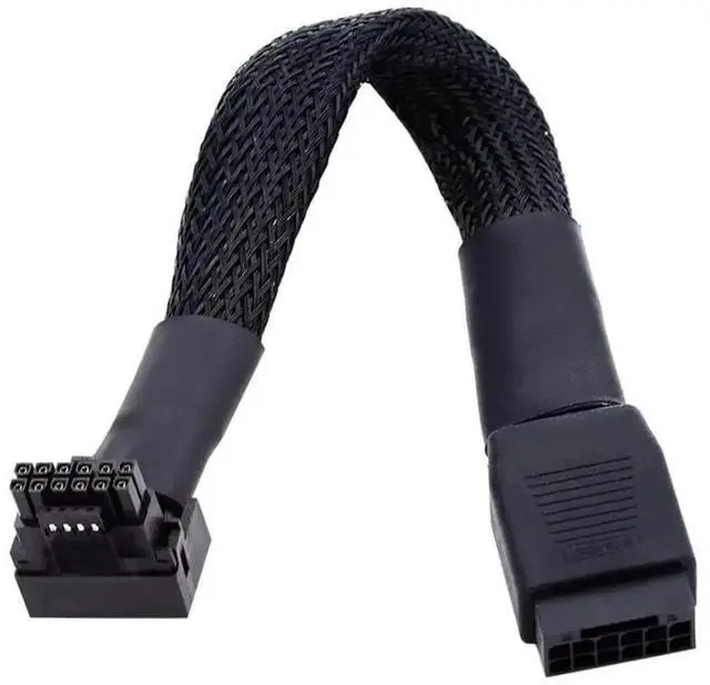 Main image of WRIARICH ATX 3.0 PCIe 5.0 12VHPWR Male to Female 90° Up-Angled GPU Extension Cable