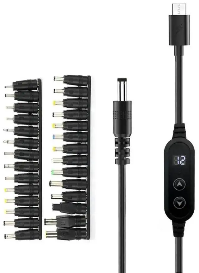 Alt view image 2 of 3 - WRIARICH 100W USB-C to Universal Laptop DC Jack Charging Cable with 28 Interchangeable Connectors, Type-C Laptop Power Adapter Cord