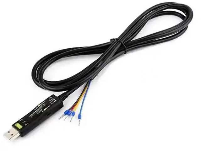Alt view image 2 of 4 - WRIARICH USB to RS232 RS485 Serial Cable FT232RNL Chip 4Pin Terminal with Power & Signal LED Indicator Multi System Compatible