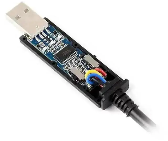 Alt view image 3 of 4 - WRIARICH USB to RS232 RS485 Serial Cable FT232RNL Chip 4Pin Terminal with Power & Signal LED Indicator Multi System Compatible