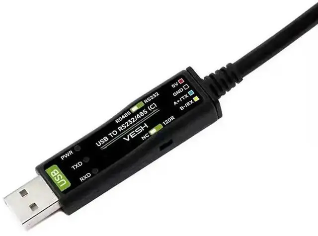 Alt view image 4 of 4 - WRIARICH USB to RS232 RS485 Serial Cable FT232RNL Chip 4Pin Terminal with Power & Signal LED Indicator Multi System Compatible