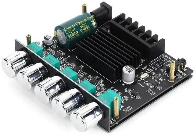 Alt view image 2 of 4 - WRIARICH ZK-MT21 Bluetooth 2.1 Channel Amplifier Board, Digital Audio Power Amp Module with Subwoofer Bass Output