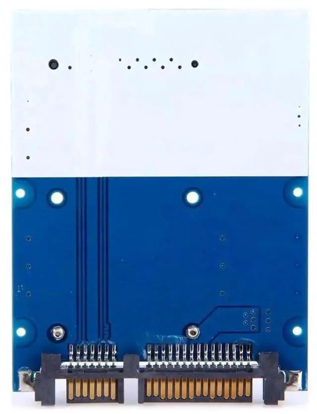 Alt view image 5 of 6 - WRIARICH Slim 68Pin mSATA SSD to 2.5" SATA 3.0 22Pin 6Gbps PCBA Adapter Board