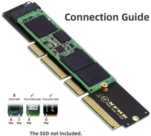Alt view image 3 of 7 - WRIARICH M.2 NGFF M-Key NVMe AHCI SSD to PCIe 3.0 x4/x8/x16 Riser Adapter Card, Low Profile 3cm Height Support 80/110mm M.2 SSD for 1U Rack Servers & Desktop PC
