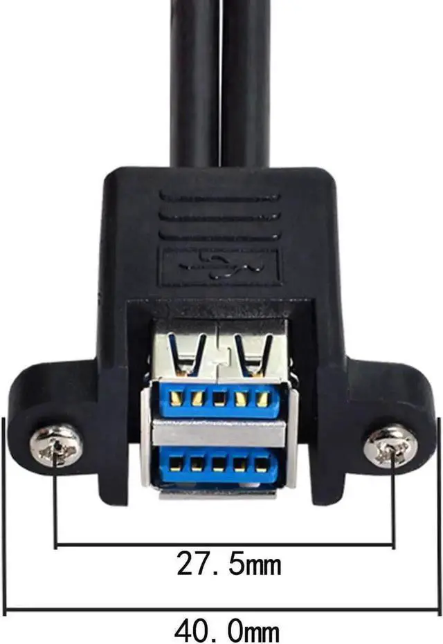 Alt view image 3 of 4 - WRIARICH USB 3.0 A Male to 20Pin Motherboard Header Cable
