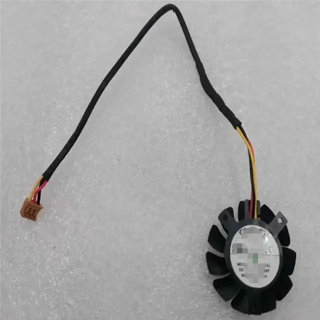 Main image of WRIARICH Replacement Cooling Fan T124010SL, 30×30×23mm 37mm Outer Diameter DC12V Fan, For GT210 GPU, Soft Router & Aluminum Heatsink