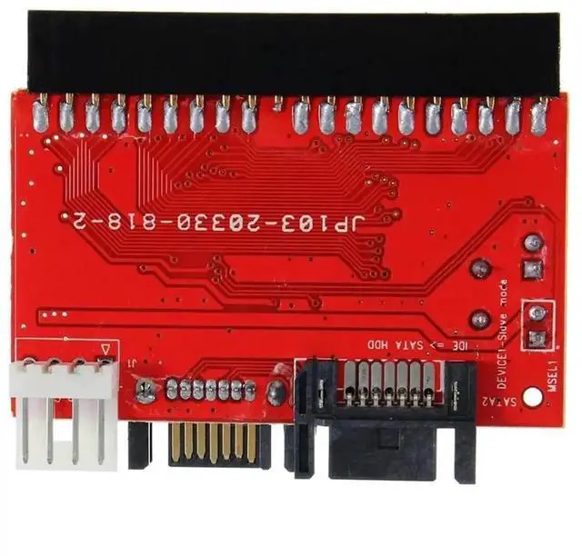 Alt view image 2 of 6 - WRIARICH 2-in-1 Bidirectional IDE to SATA & SATA to IDE Adapter Converter, 3.5" 40Pin PATA Interface for HDD, DVD, CD Drives, Comes with SATA Data Cable for Legacy PC Storage Upgrade