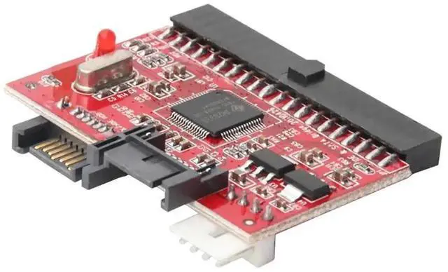Alt view image 4 of 6 - WRIARICH 2-in-1 Bidirectional IDE to SATA & SATA to IDE Adapter Converter, 3.5" 40Pin PATA Interface for HDD, DVD, CD Drives, Comes with SATA Data Cable for Legacy PC Storage Upgrade