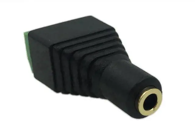 Alt view image 4 of 7 - WRIARICH 2 Pack Solderless 3.5mm Stereo Audio Jack to 3-Pin Screw Terminal Adapter, Female Headphone AV Balun Converter Replacement Connector