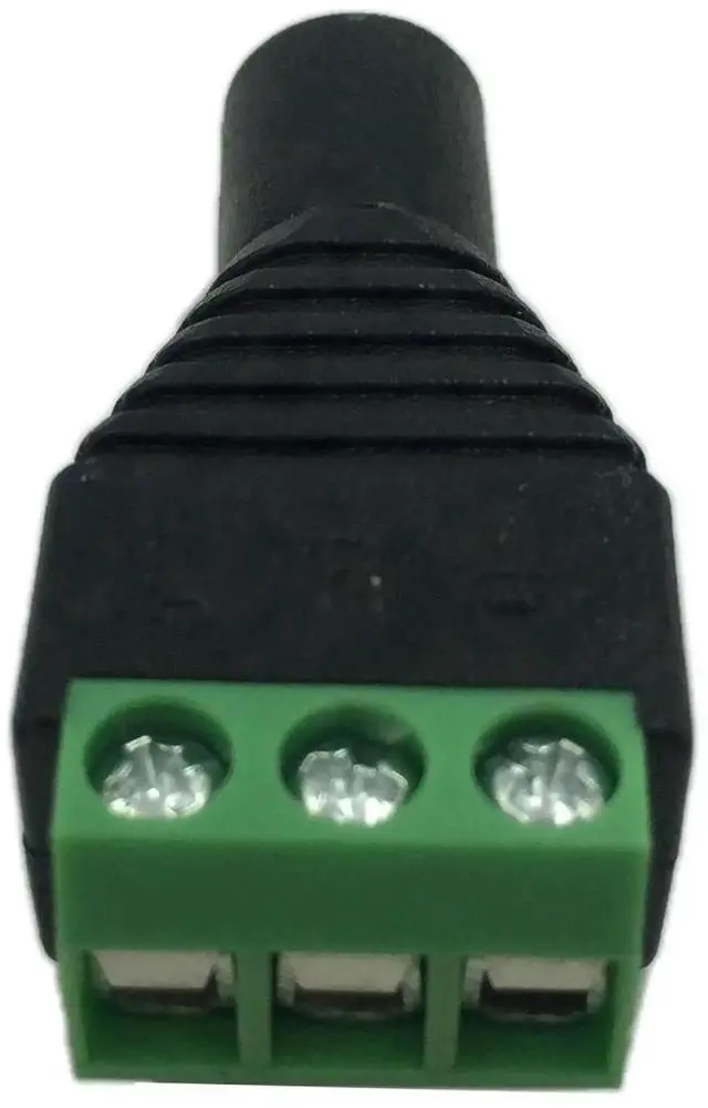 Alt view image 7 of 7 - WRIARICH 2 Pack Solderless 3.5mm Stereo Audio Jack to 3-Pin Screw Terminal Adapter, Female Headphone AV Balun Converter Replacement Connector