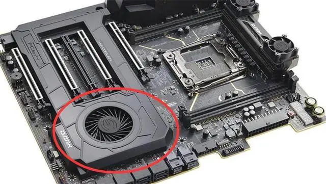 Alt view image 5 of 6 - WRIARICH PLB07010S05M Motherboard Cooling Fan, DC 5V 0.5A 4Pin PWM Fan Replacement for MSI X299 Dark Mainboard