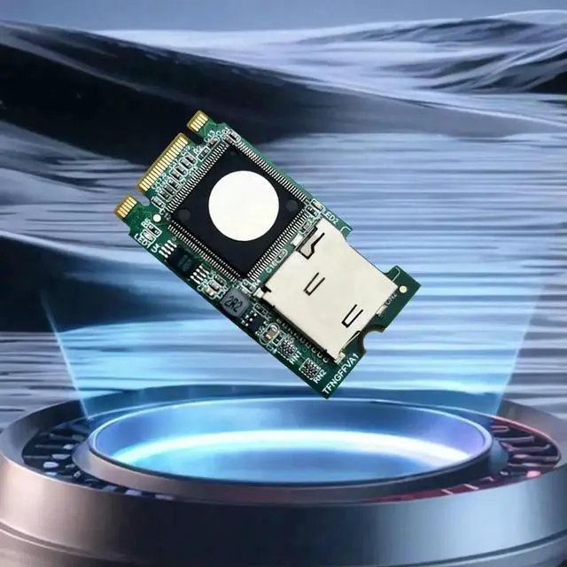 Alt view image 2 of 3 - WRIARICH TF Micro SD to M.2 NGFF B+M Key Adapter Card, Industrial Embedded TF Card Reader