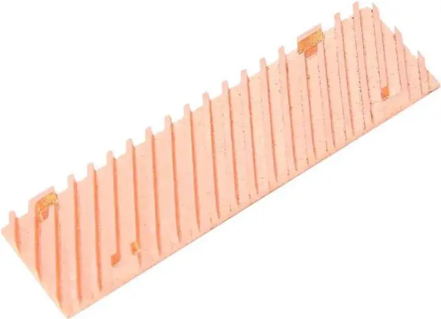 Alt view image 4 of 6 - WRIARICH 70×20×4mm Ultra-Thin Pure Copper M.2 2280 NVMe SSD Heatsink with Thermal Pad