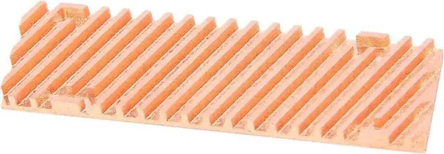 Alt view image 6 of 6 - WRIARICH 70×20×4mm Ultra-Thin Pure Copper M.2 2280 NVMe SSD Heatsink with Thermal Pad