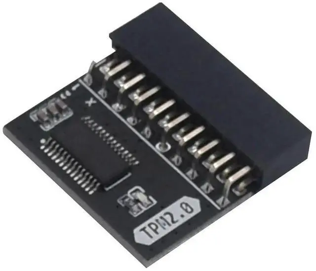 Alt view image 2 of 2 - WRIARICH TPM 2.0 Security Module, LPC 14/20Pin SPI 12Pin TPM2.0 Encrypted Board for ASUS GIGABYTE MSI ASRock Motherboard Windows 11 BitLocker