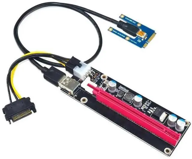 Main image of WRIARICH Mini PCIe to PCIe 16X Riser Card, EXP GDC Laptop External Graphics Card Adapter, mPCIe to PCIe X16 Mining Card