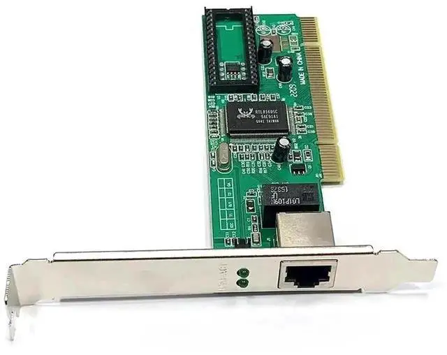 Alt view image 4 of 5 - WRIARICH Realtek RTL8169SC PCI Gigabit Ethernet Card, Single RJ45 Port 10/100/1000Mbps Wired Network Adapter